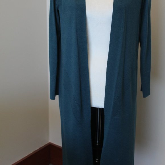 (NWT) Talbots Open-front Merino Wool Cardigan, PS - Picture 3 of 10